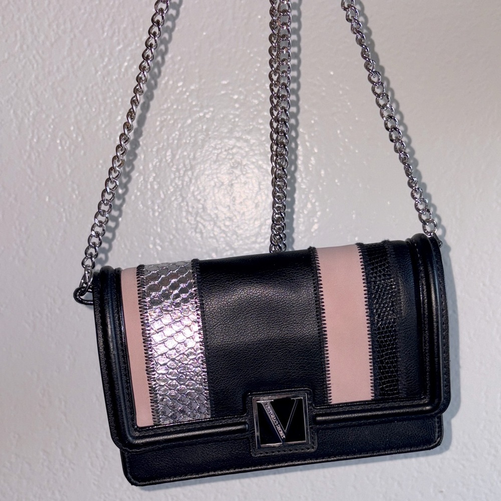 Black and pink bag Chain Shoulder Bag